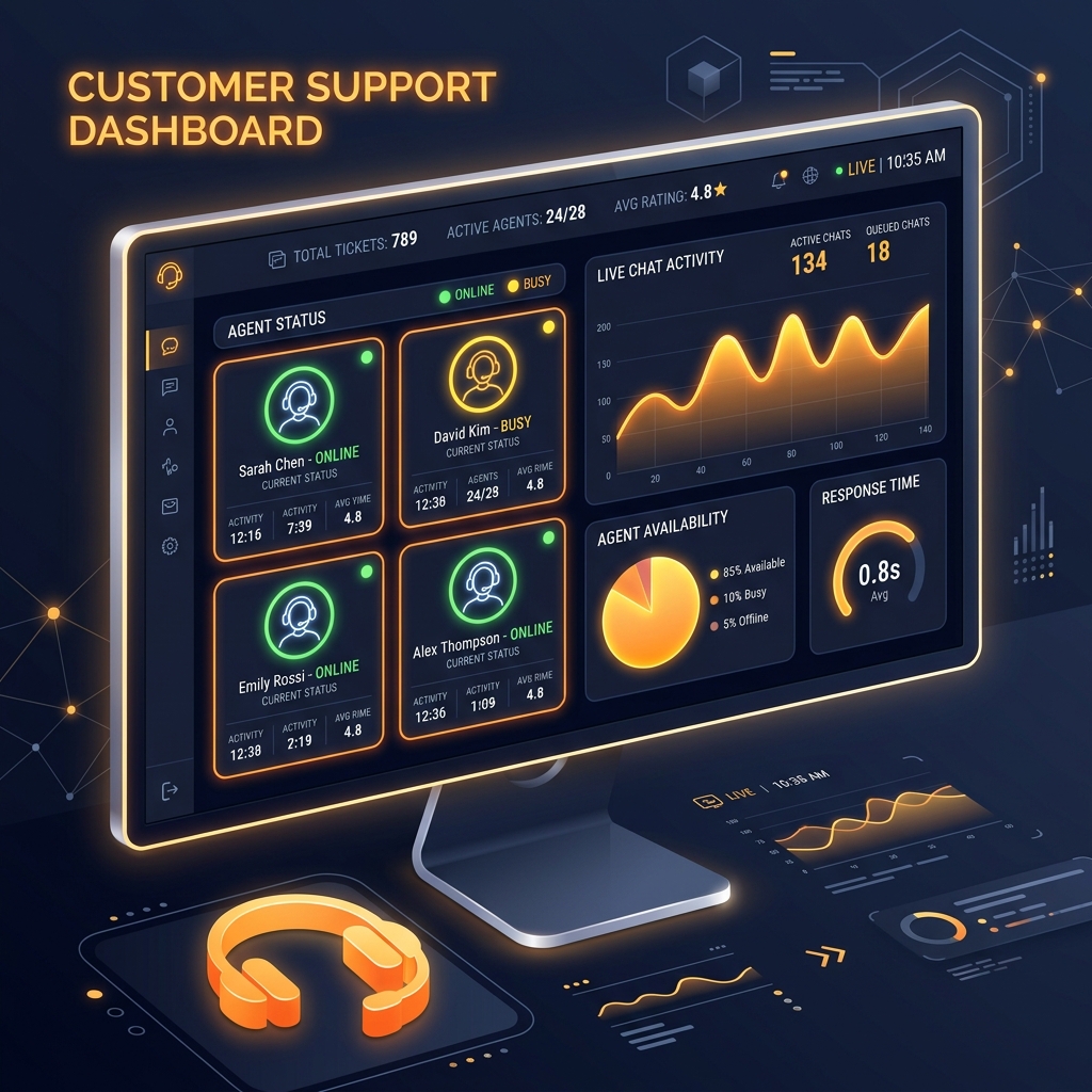 Live Agent Takeover Dashboard